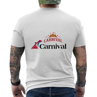 Carnival Cruises Sailing Mens Back Print T-shirt - Thegiftio UK