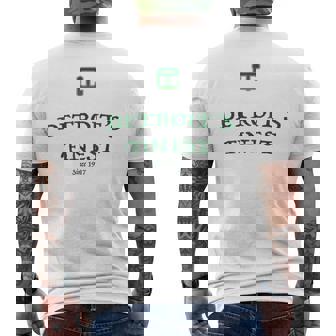 Cass Tech Detroit's Finest Men's T-shirt Back Print - Monsterry