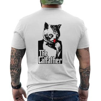 The Catfather Parody Mens Back Print T-shirt | Mazezy