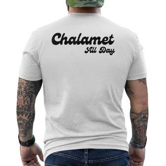 Chalamet All Day Men's T-shirt Back Print - Monsterry UK