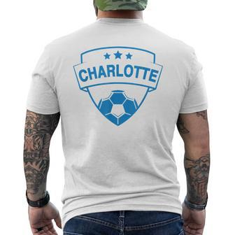 Charlotte Throwback Classic Men's T-shirt Back Print - Monsterry