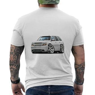 Chevy Trailblazer Ss White Truck Mens Back Print T-shirt - Seseable