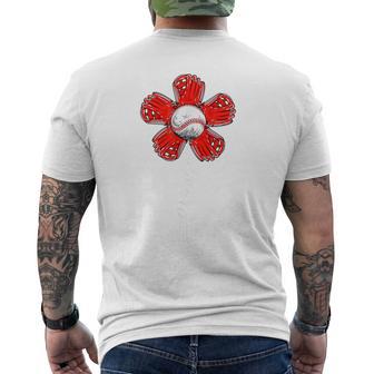 Chicago Colorful Flower Souvenir I Love Chicago Men's T-shirt Back Print - Monsterry CA