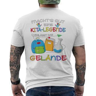 Children's Abgänger German Language T-Shirt mit Rückendruck - Seseable