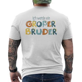 Children's Big Brother 2024 Ich Werde Großer Bruder T-Shirt mit Rückendruck - Geschenkecke