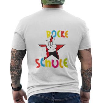 Children's First Day At School Ich Rocke Jetzt Die Schule Schulkind T-Shirt mit Rückendruck - Geschenkecke