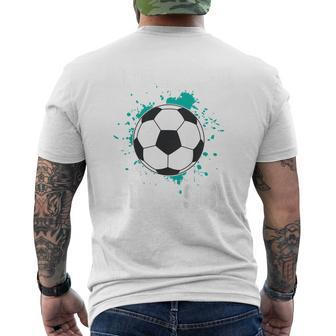Children's Football Aufstieg Into Die First Day Of School 80 T-Shirt mit Rückendruck - Seseable