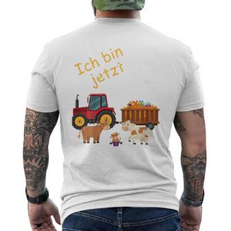 Children's Ich Bin 3 Jahre 3 Jahre Dritter Mit Kühen German T-Shirt mit Rückendruck - Seseable