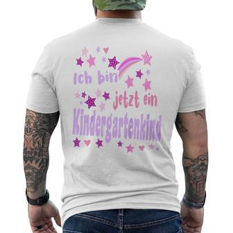 Children's Ich Gehe In Den Kindergarten Anfang Start T-Shirt mit Rückendruck - Seseable