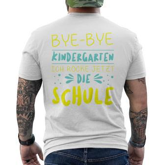 Children's Ich Rocke Jetzt Die Schule Primary School I'm Rock 80 T-Shirt mit Rückendruck - Seseable