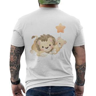 Children's Ich Werde Ein Großer Bruder 2023 Lion 80 T-Shirt mit Rückendruck - Seseable
