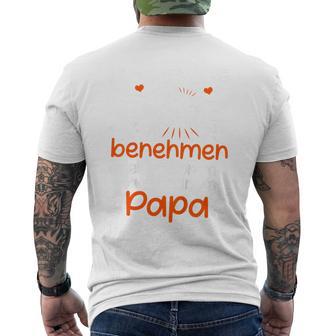 Children's Ichersuche Mich Zu Benehmen Papa Ichersuche Mich T-Shirt mit Rückendruck - Geschenkecke