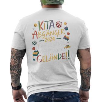 Children's Kita Abgänger 2024 Kita Geschafft 2024 Kita Ade 2024 T-Shirt mit Rückendruck - Geschenkecke