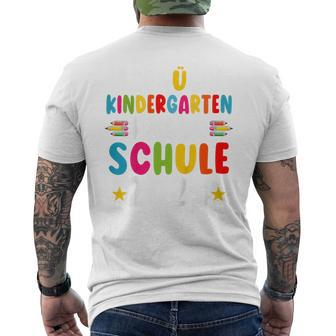 Children's Tschüss Kindergarten Hello School 2024 T-Shirt mit Rückendruck - Seseable