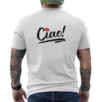 Ciao Mens Back Print T-shirt - Thegiftio UK