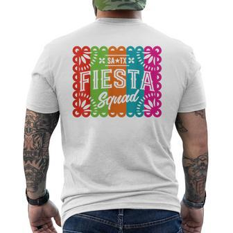Cinco De Mayo 2024 Fiesta Squad Fiesta San Antonio Texas Men's T-shirt Back Print | Mazezy DE