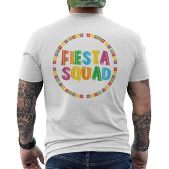 Cinco De Mayo Fiesta Squad Let's Fiesta Mexican Party Men's T-shirt Back Print | Mazezy UK
