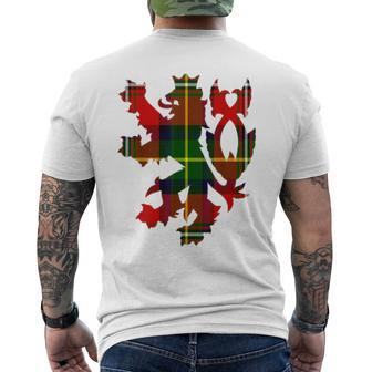 Clan Boyd Tartan Scottish Family Name Scotland Pride Men's T-shirt Back Print - Seseable