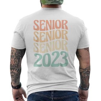 Class Of 2023 Vintage Senior 2023 Mens Back Print T-shirt - Thegiftio UK