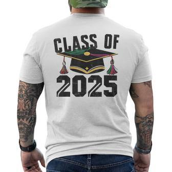 Class Of 2025 Congrats Grad Graduate Congratulations Men's T-shirt Back Print - Monsterry