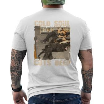 Cold Soul Cuts Deep Mens Back Print T-shirt - Thegiftio UK