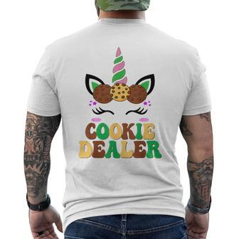 Cookie Dealer Scout For Girls Unicorn Women's Men's T-shirt Back Print - Seseable