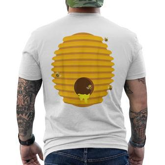 Cool Beehive Nest Easy Diy Halloween Costume Mens Back Print T-shirt - Thegiftio UK