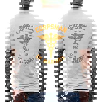 Corpsman Veteran Navy Corpsman Mens Back Print T-shirt - Thegiftio UK