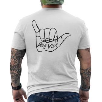 Costa Rica Puraida Hand Graphic T-Shirt mit Rückendruck - Geschenkecke