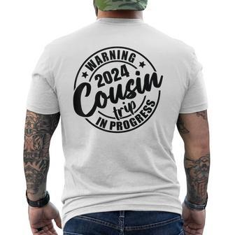 Cousin Crew 2024 Family Reunion Trip Weekend Vacation Men's T-shirt Back Print - Seseable