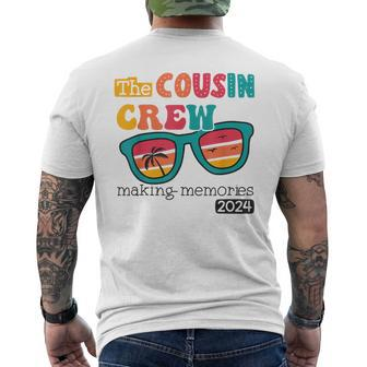 Cousin Crew 2024 Making Memories Summer Family Vacation Men's T-shirt Back Print - Monsterry DE