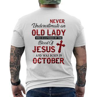 Who Is Covered By-October Men's T-shirt Back Print | Mazezy UK