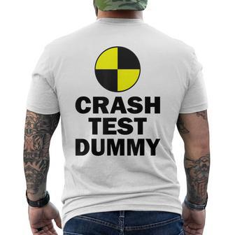 Crash Test Dummy Last Minute Costume Halloween Mens Back Print T-shirt - Thegiftio UK