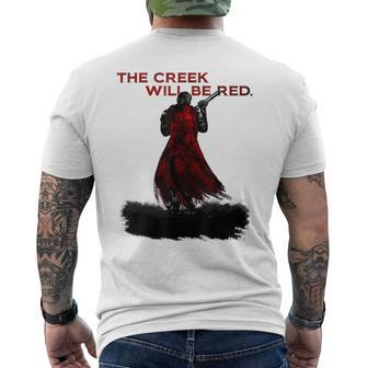 Creek Will Be Red Hell Of Diver Helldiving Lovers Outfit Men's T-shirt Back Print - Seseable