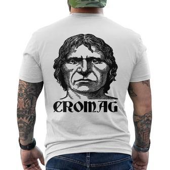 Cro-Magnon Human Homo Sapien European Europe Men's T-shirt Back Print - Monsterry