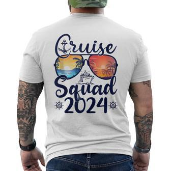 Cruise Squad 2024 Friends Family Matching Group Squad Men's T-shirt Back Print | Mazezy