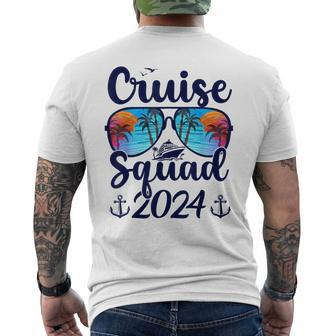 Cruise Squad 2024 Matching Family Group Summer Vacation Men's T-shirt Back Print | Mazezy DE