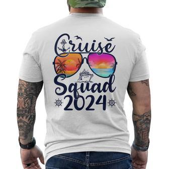Cruise Squad 2024 Summer Vacation Matching Family Cruise Men's T-shirt Back Print - Monsterry UK