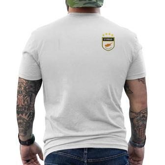 Cyprus Number 11 Soccer Flag Football Eleven Cypriot Men's T-shirt Back Print - Thegiftio UK