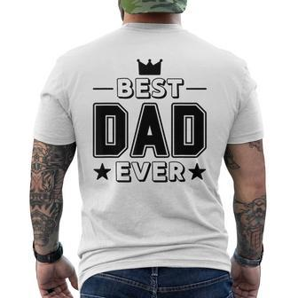 Dad For Dads Father's Day World's Best Dad Men's T-shirt Back Print - Thegiftio UK
