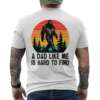 A Dad Like Me Is Hard To Find Bigfoot Fathers Day Men's T-shirt Back Print - Thegiftio UK