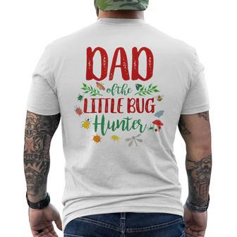 Dad Of The Little Bug Hunter Family Ladybug Birthday Men's T-shirt Back Print - Monsterry DE