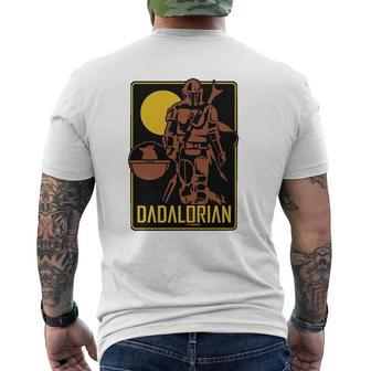 The Dadalorian Dadalorian Essential Mens Back Print T-shirt | Mazezy