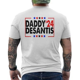 Daddy'24 Desantis Make America Florida Mens Back Print T-shirt | Mazezy