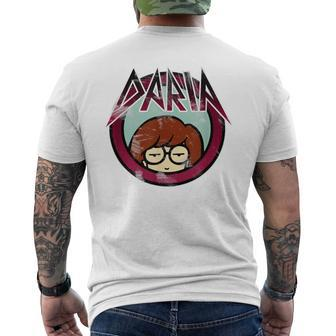 Daria Classic Metal Logo T-Shirt mit Rückendruck - Seseable