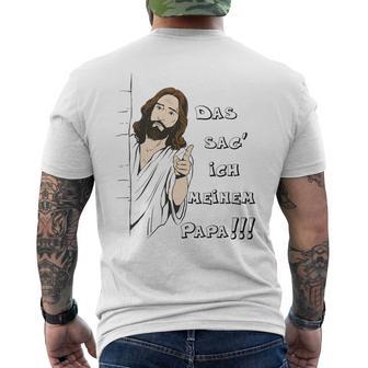 Das Sag' Ich Meinem Papa T-Shirt mit Rückendruck - Geschenkecke