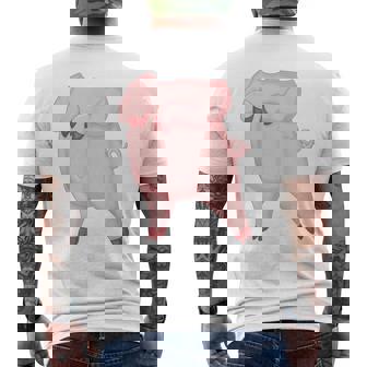 De Cerdo Para Disfraz De Cerdo Camiseta Hombre Estampado Espalda - Regaloses