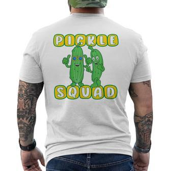 Dill Pickle Squad Pickle Squad Men's T-shirt Back Print - Monsterry