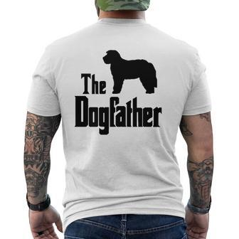 The Dogfather Dog Bernedoodle Mens Back Print T-shirt | Mazezy