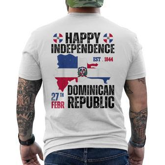 Dominican Independence Day Dominican Republic Celebration Men's T-shirt Back Print - Monsterry